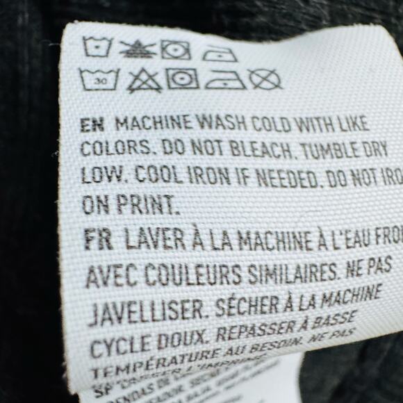 American Eagle Outfitters Womens Black Cotton Blend Cropped Ribbed Tank Top XS - Picture 5 of 5